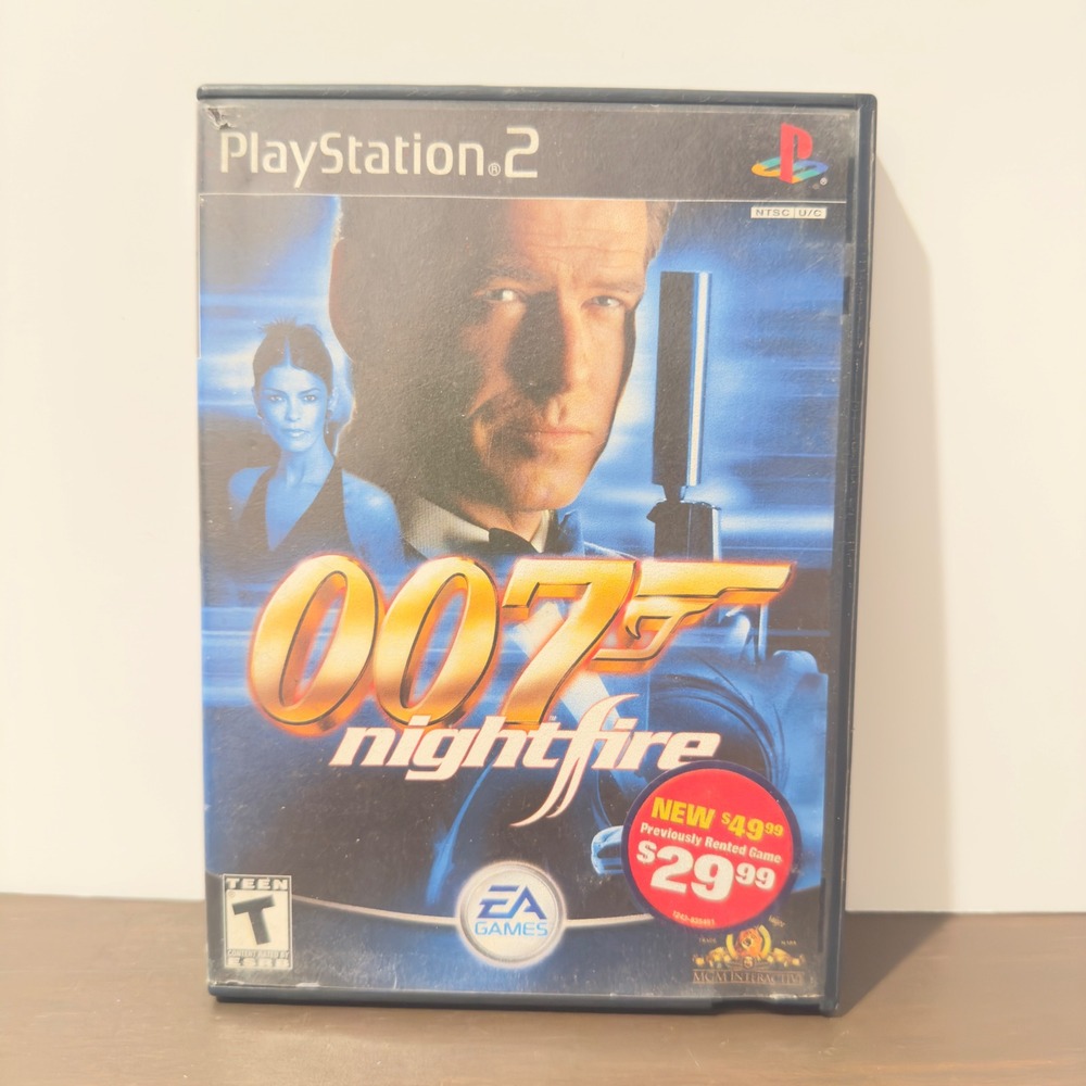007 Nightfire Sony PlayStation 2 PS2 Video Game James Bond EA Games Complete CIB